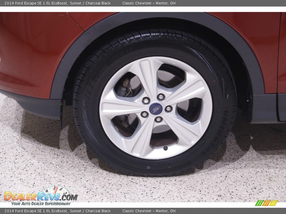 2014 Ford Escape SE 1.6L EcoBoost Sunset / Charcoal Black Photo #18