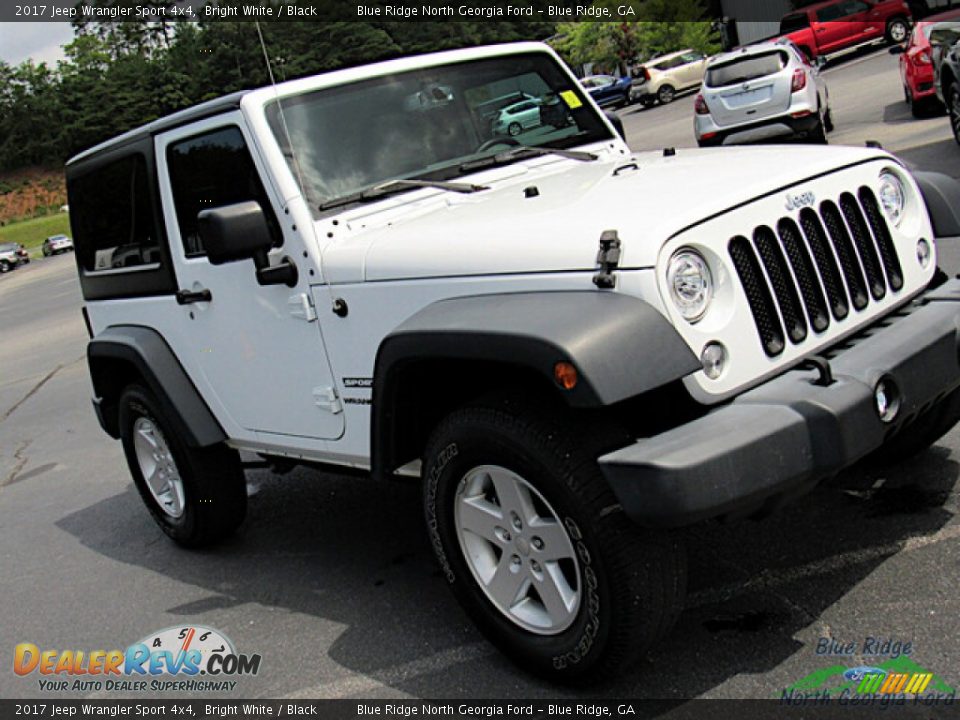 2017 Jeep Wrangler Sport 4x4 Bright White / Black Photo #21