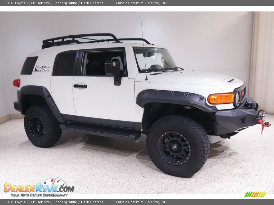 2010 Toyota FJ Cruiser 4WD Iceberg White / Dark Charcoal Photo #1