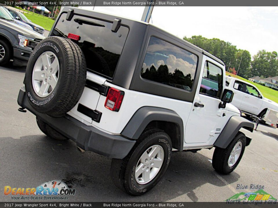 2017 Jeep Wrangler Sport 4x4 Bright White / Black Photo #22