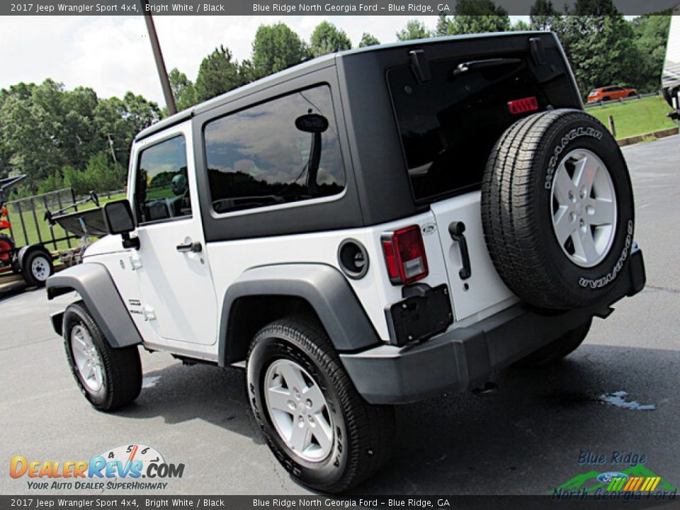 2017 Jeep Wrangler Sport 4x4 Bright White / Black Photo #23