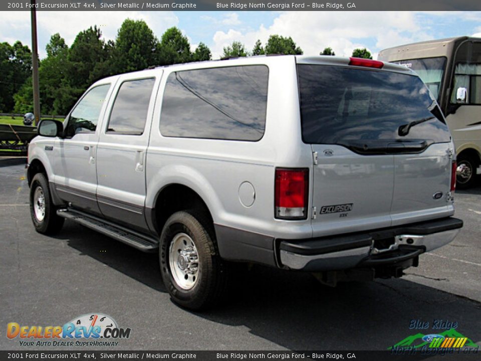 Silver Metallic 2001 Ford Excursion XLT 4x4 Photo #3