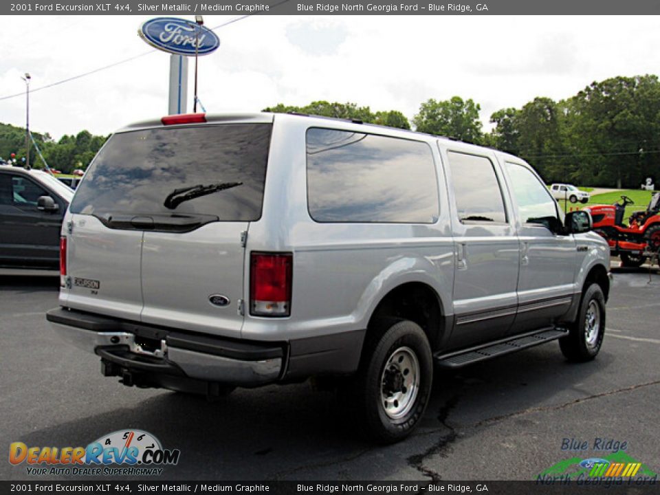 Silver Metallic 2001 Ford Excursion XLT 4x4 Photo #5