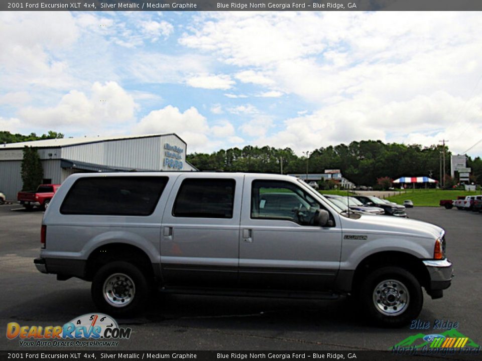 Silver Metallic 2001 Ford Excursion XLT 4x4 Photo #6