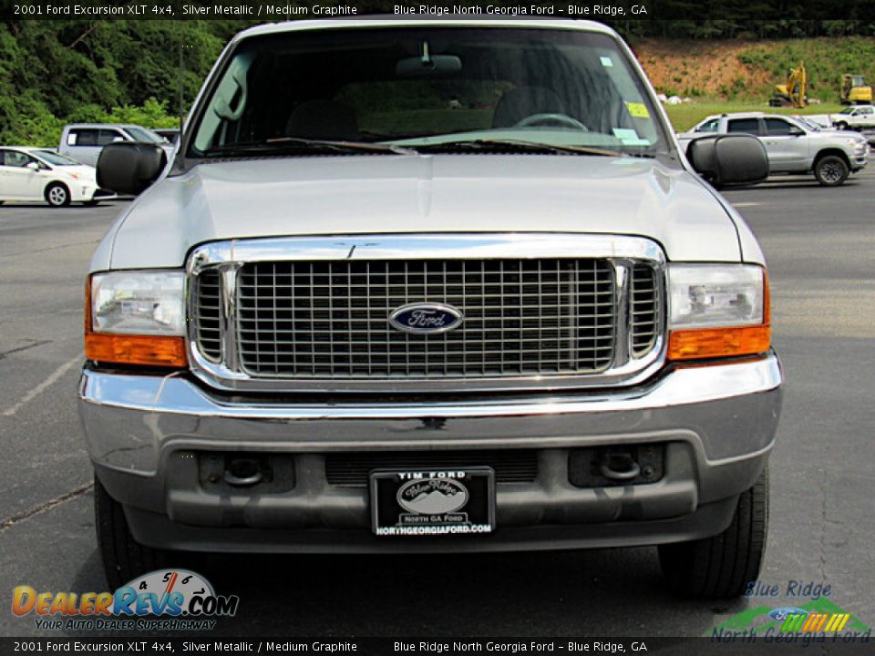 2001 Ford Excursion XLT 4x4 Silver Metallic / Medium Graphite Photo #8