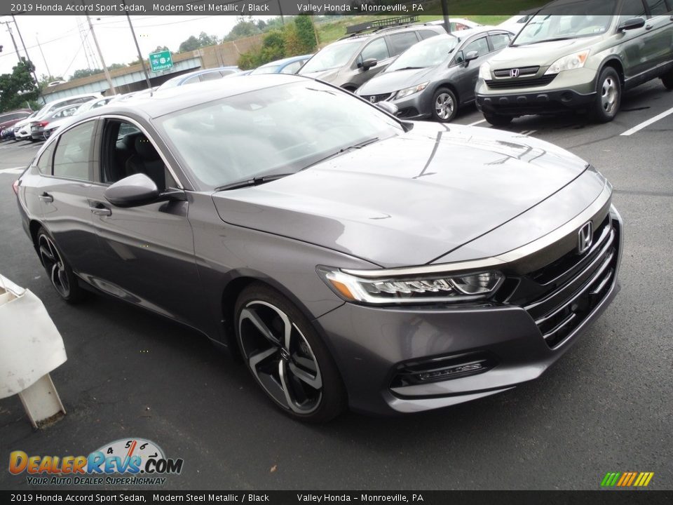 2019 Honda Accord Sport Sedan Modern Steel Metallic / Black Photo #6