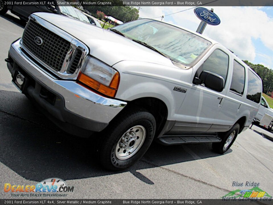 2001 Ford Excursion XLT 4x4 Silver Metallic / Medium Graphite Photo #20