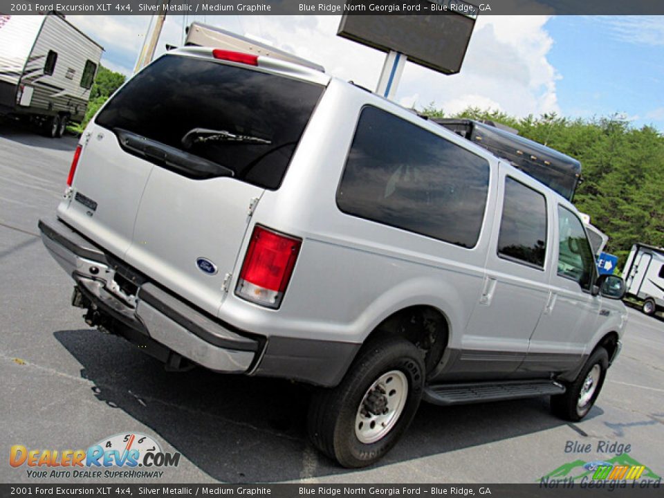 2001 Ford Excursion XLT 4x4 Silver Metallic / Medium Graphite Photo #22