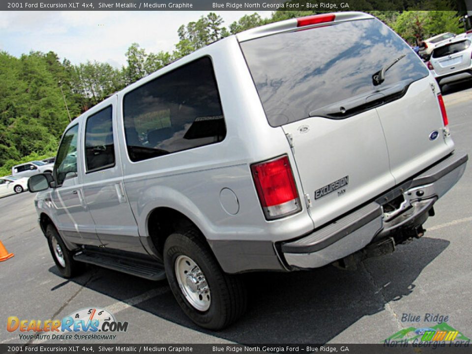 2001 Ford Excursion XLT 4x4 Silver Metallic / Medium Graphite Photo #23
