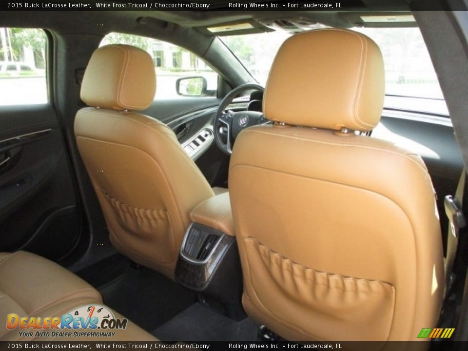 2015 Buick LaCrosse Leather White Frost Tricoat / Choccochino/Ebony Photo #16