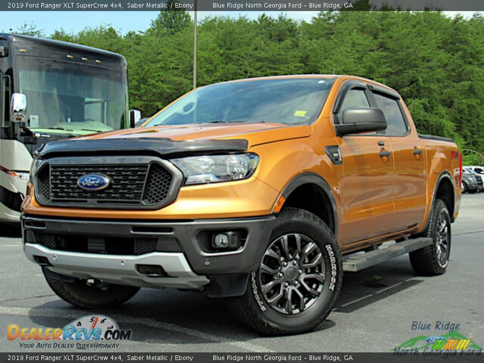 2019 Ford Ranger XLT SuperCrew 4x4 Saber Metallic / Ebony Photo #1