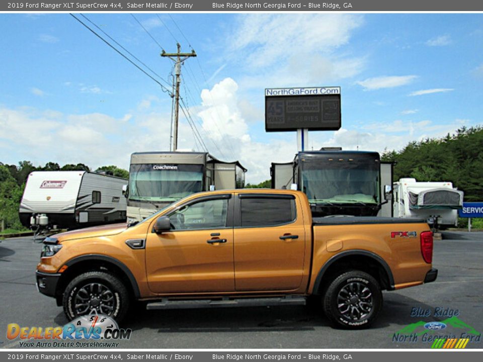 2019 Ford Ranger XLT SuperCrew 4x4 Saber Metallic / Ebony Photo #2