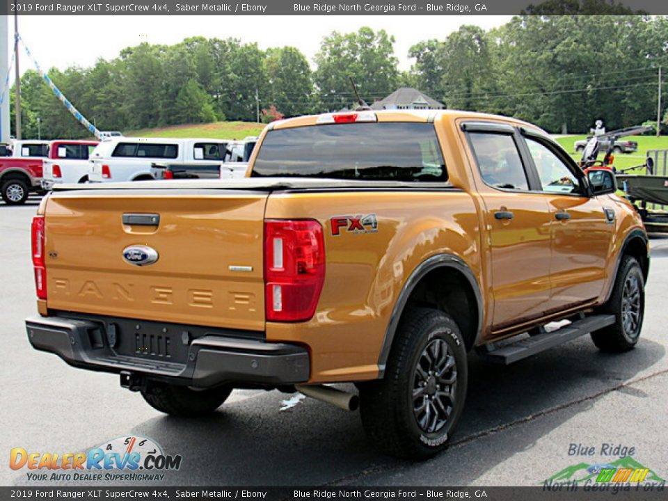 2019 Ford Ranger XLT SuperCrew 4x4 Saber Metallic / Ebony Photo #5