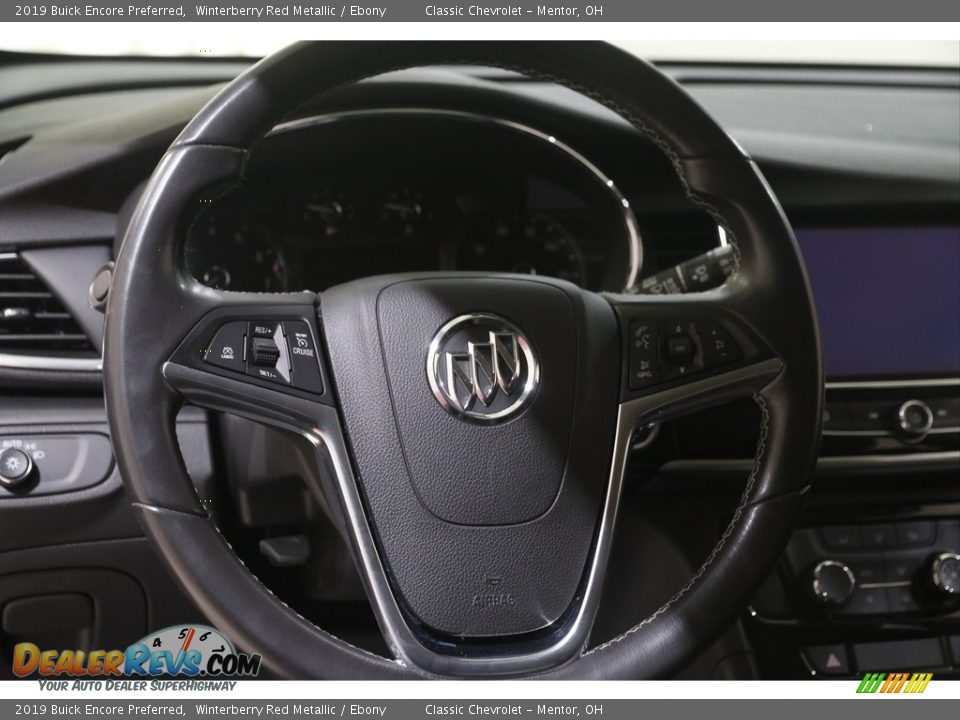 2019 Buick Encore Preferred Winterberry Red Metallic / Ebony Photo #7