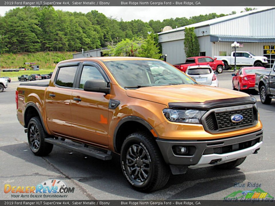 2019 Ford Ranger XLT SuperCrew 4x4 Saber Metallic / Ebony Photo #7