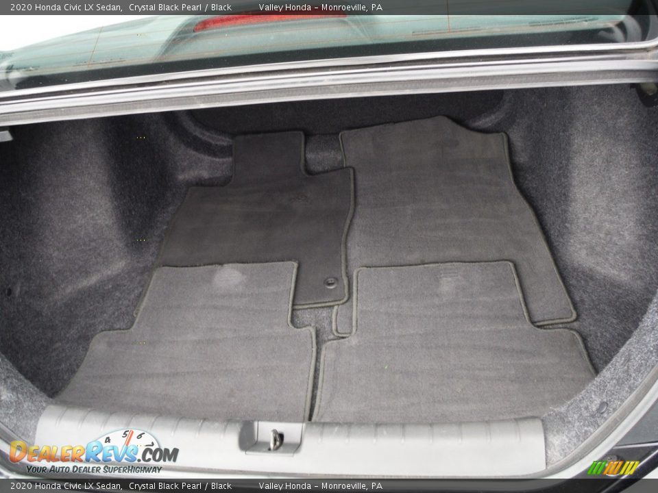 2020 Honda Civic LX Sedan Crystal Black Pearl / Black Photo #23