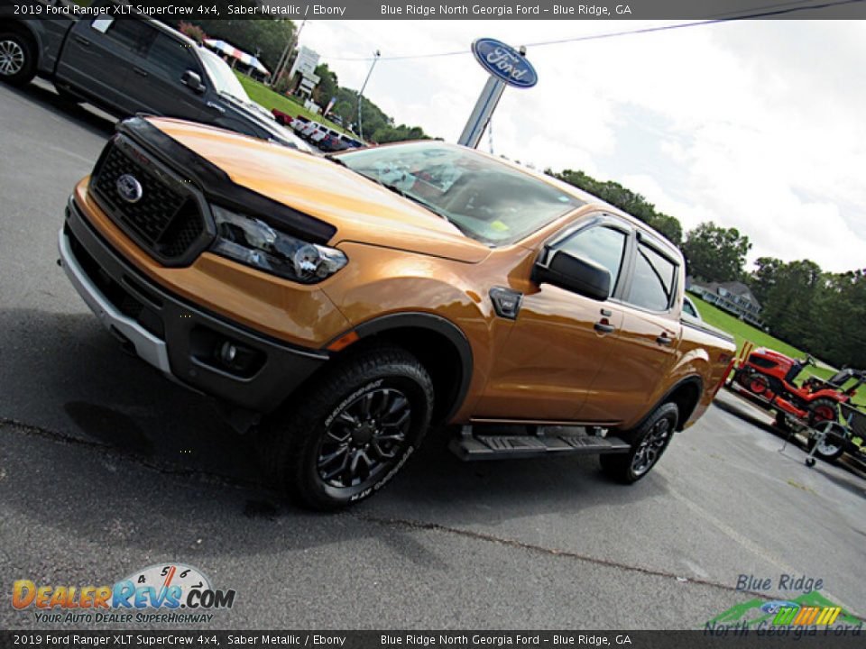 2019 Ford Ranger XLT SuperCrew 4x4 Saber Metallic / Ebony Photo #26