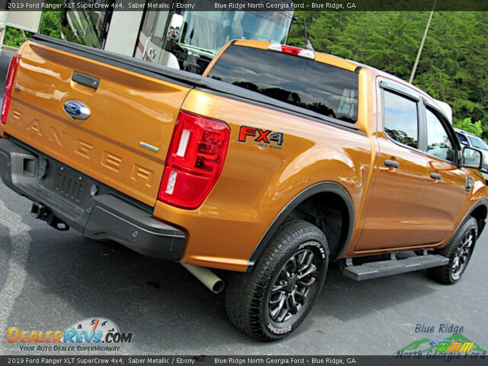 2019 Ford Ranger XLT SuperCrew 4x4 Saber Metallic / Ebony Photo #28