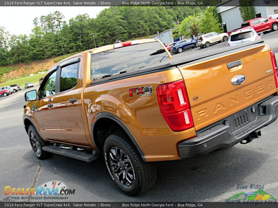 2019 Ford Ranger XLT SuperCrew 4x4 Saber Metallic / Ebony Photo #29