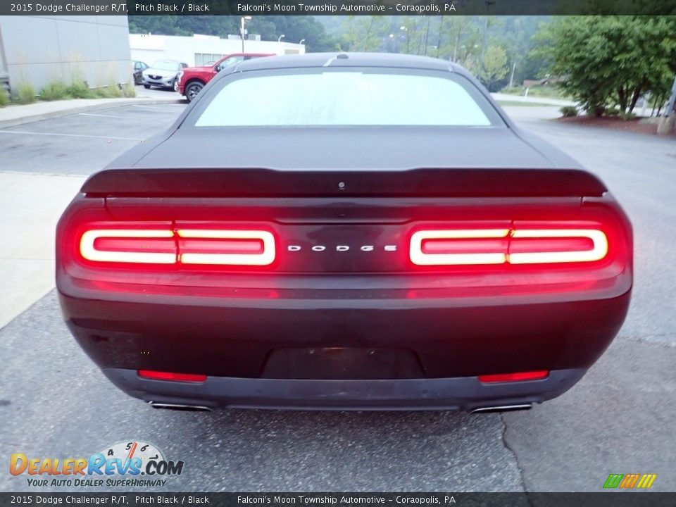 2015 Dodge Challenger R/T Pitch Black / Black Photo #3