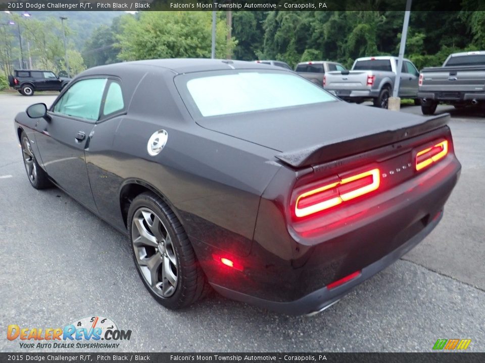 2015 Dodge Challenger R/T Pitch Black / Black Photo #5