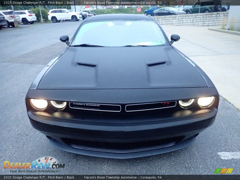 2015 Dodge Challenger R/T Pitch Black / Black Photo #8