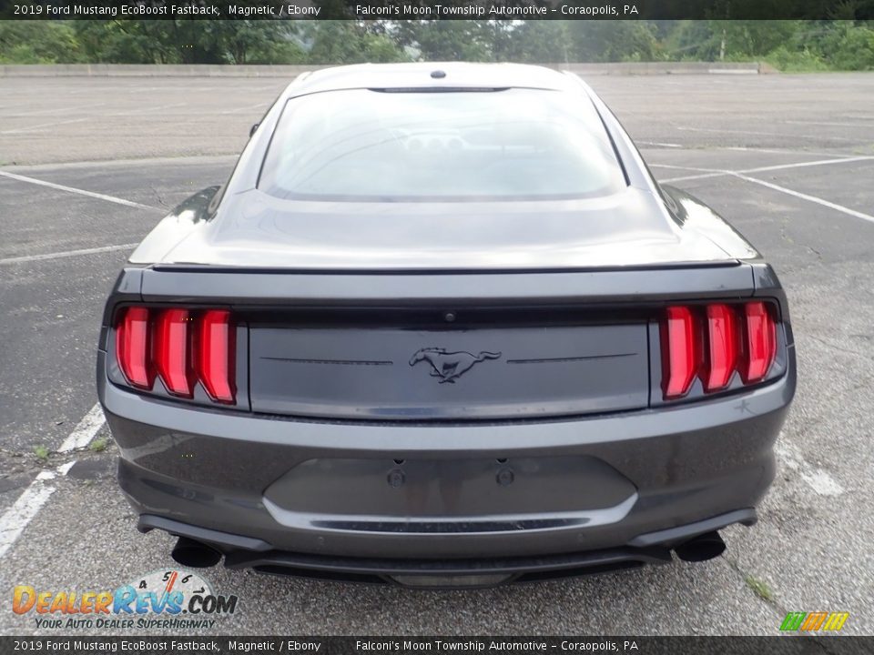 2019 Ford Mustang EcoBoost Fastback Magnetic / Ebony Photo #3