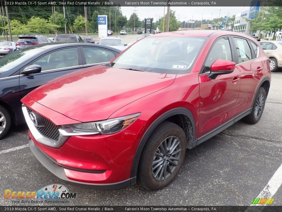 2019 Mazda CX-5 Sport AWD Soul Red Crystal Metallic / Black Photo #1