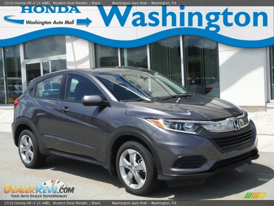 2019 Honda HR-V LX AWD Modern Steel Metallic / Black Photo #1