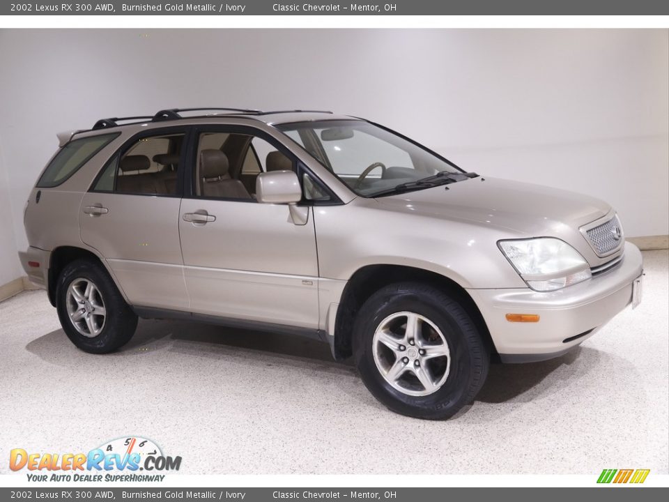 2002 Lexus RX 300 AWD Burnished Gold Metallic / Ivory Photo #1