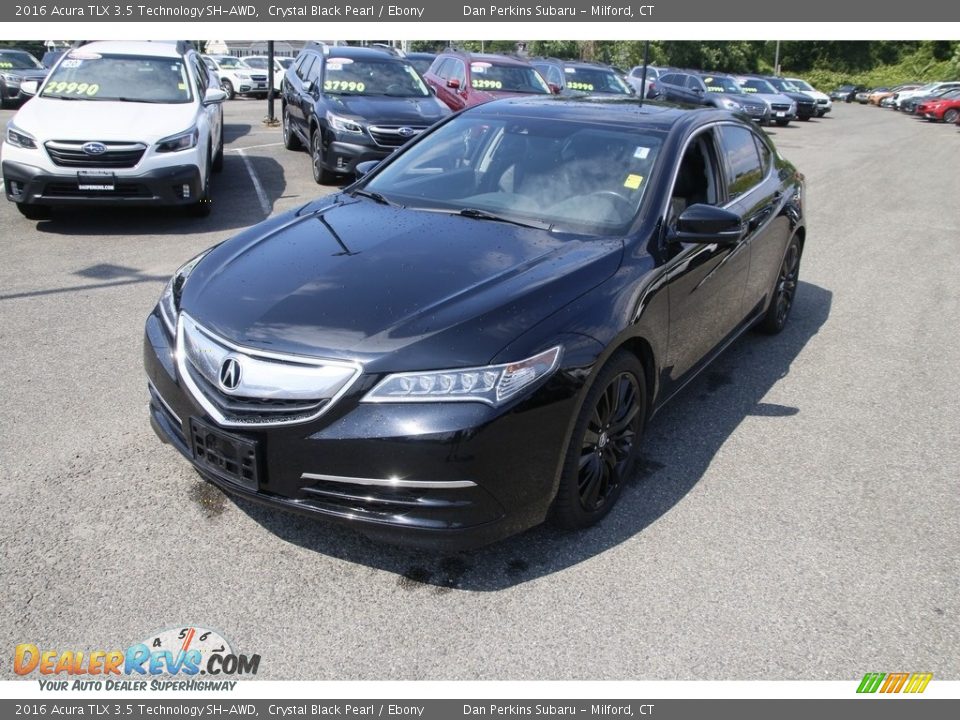 2016 Acura TLX 3.5 Technology SH-AWD Crystal Black Pearl / Ebony Photo #1