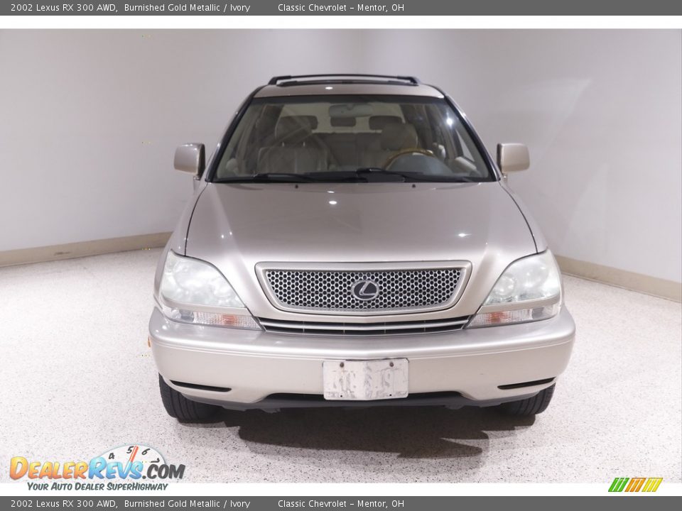 2002 Lexus RX 300 AWD Burnished Gold Metallic / Ivory Photo #2