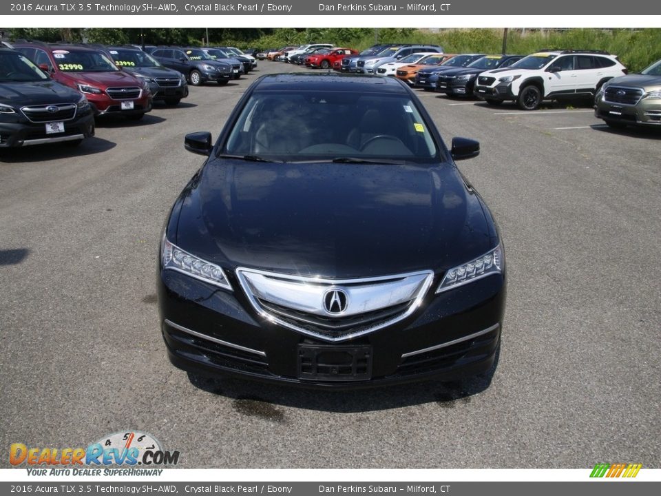 2016 Acura TLX 3.5 Technology SH-AWD Crystal Black Pearl / Ebony Photo #2