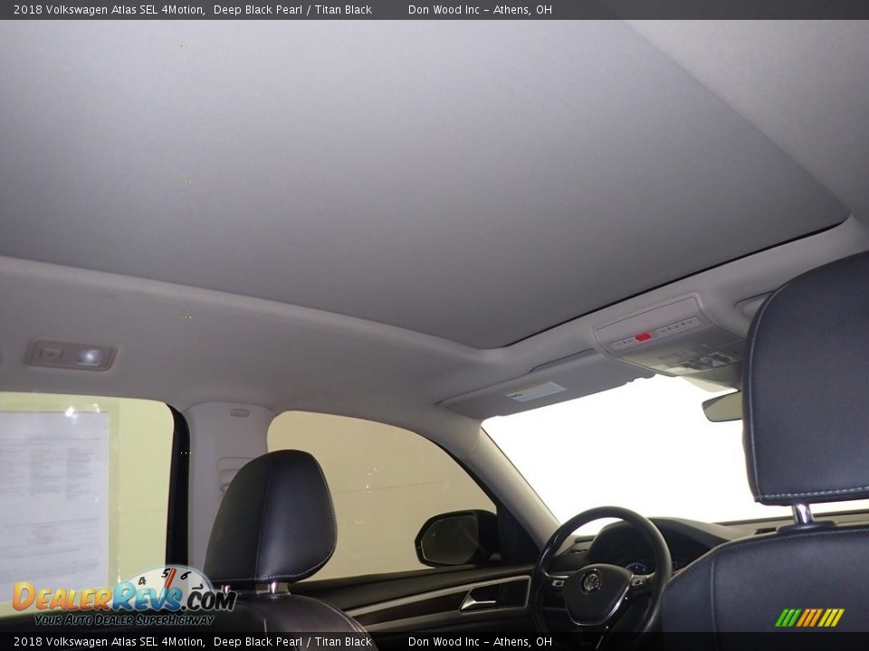 2018 Volkswagen Atlas SEL 4Motion Deep Black Pearl / Titan Black Photo #2