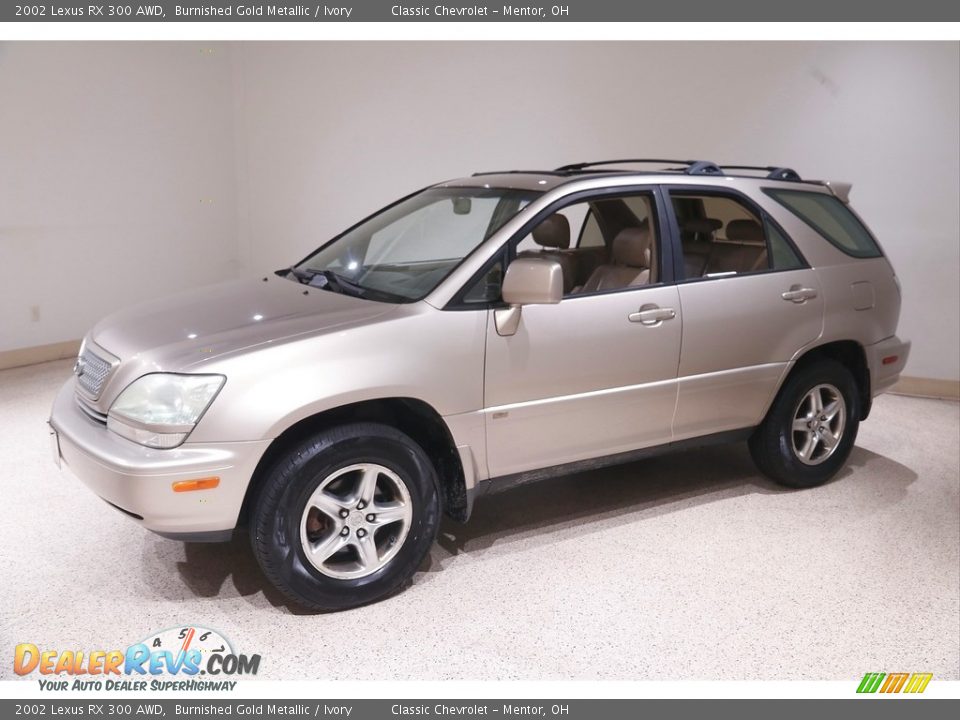 2002 Lexus RX 300 AWD Burnished Gold Metallic / Ivory Photo #3