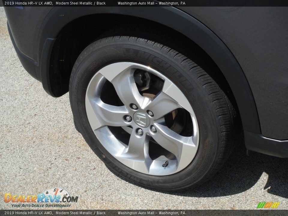 2019 Honda HR-V LX AWD Modern Steel Metallic / Black Photo #3