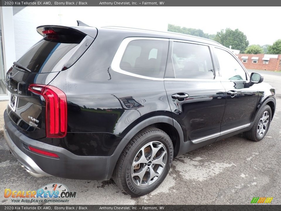 2020 Kia Telluride EX AWD Ebony Black / Black Photo #3