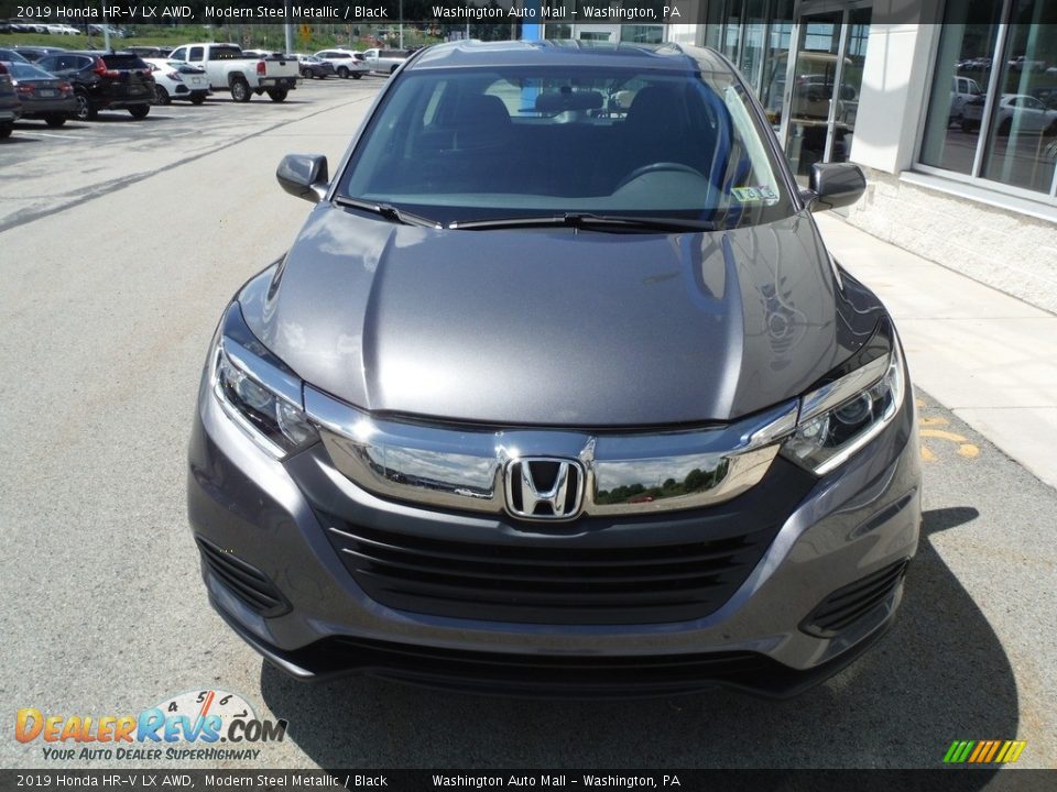 2019 Honda HR-V LX AWD Modern Steel Metallic / Black Photo #4