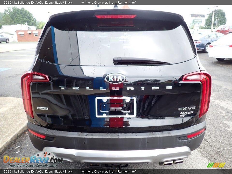 2020 Kia Telluride EX AWD Ebony Black / Black Photo #4