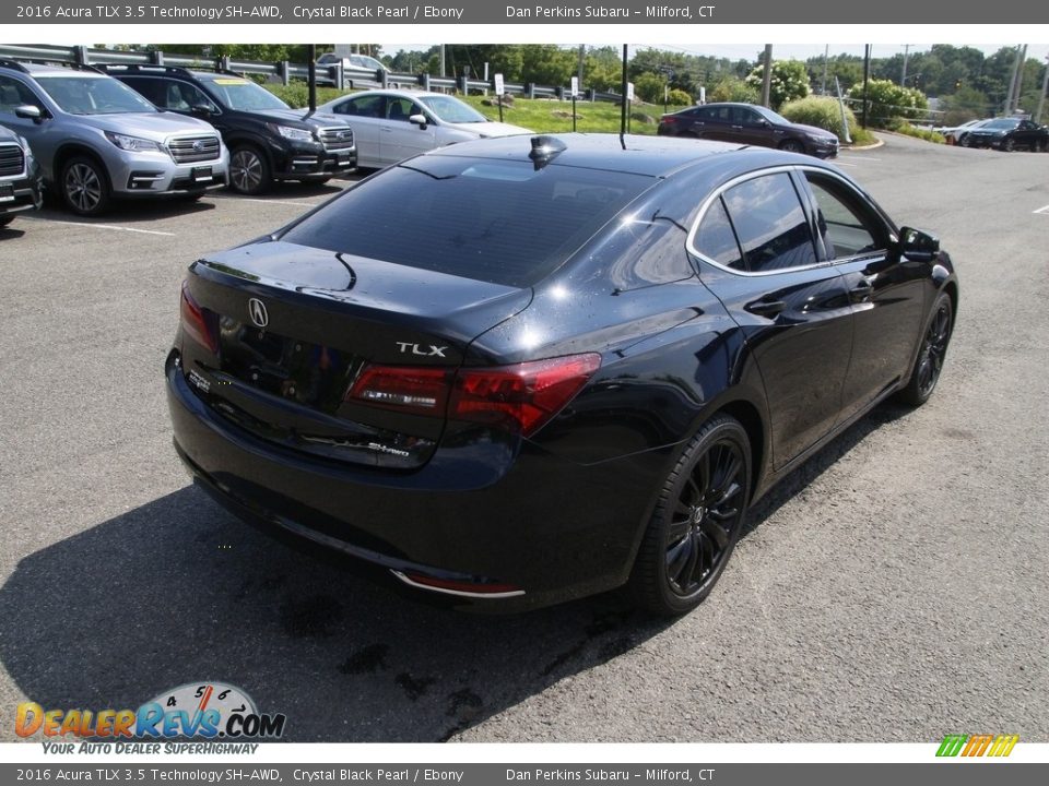 2016 Acura TLX 3.5 Technology SH-AWD Crystal Black Pearl / Ebony Photo #5