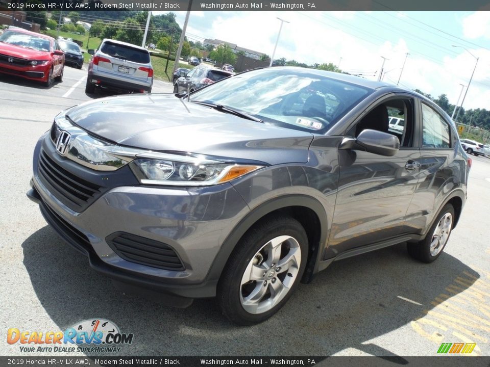 2019 Honda HR-V LX AWD Modern Steel Metallic / Black Photo #5