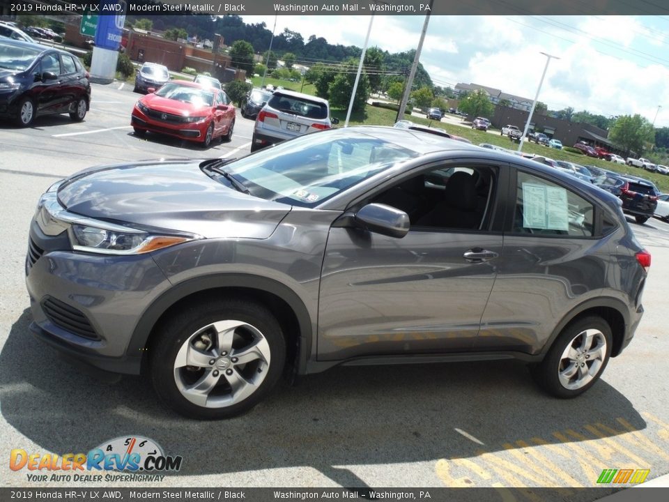 2019 Honda HR-V LX AWD Modern Steel Metallic / Black Photo #6