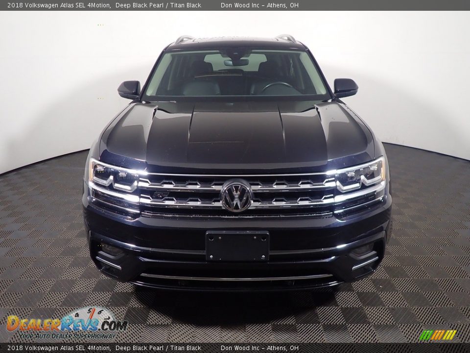 2018 Volkswagen Atlas SEL 4Motion Deep Black Pearl / Titan Black Photo #6
