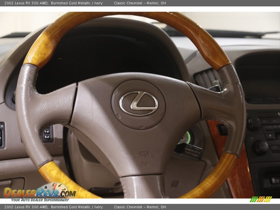 2002 Lexus RX 300 AWD Burnished Gold Metallic / Ivory Photo #7