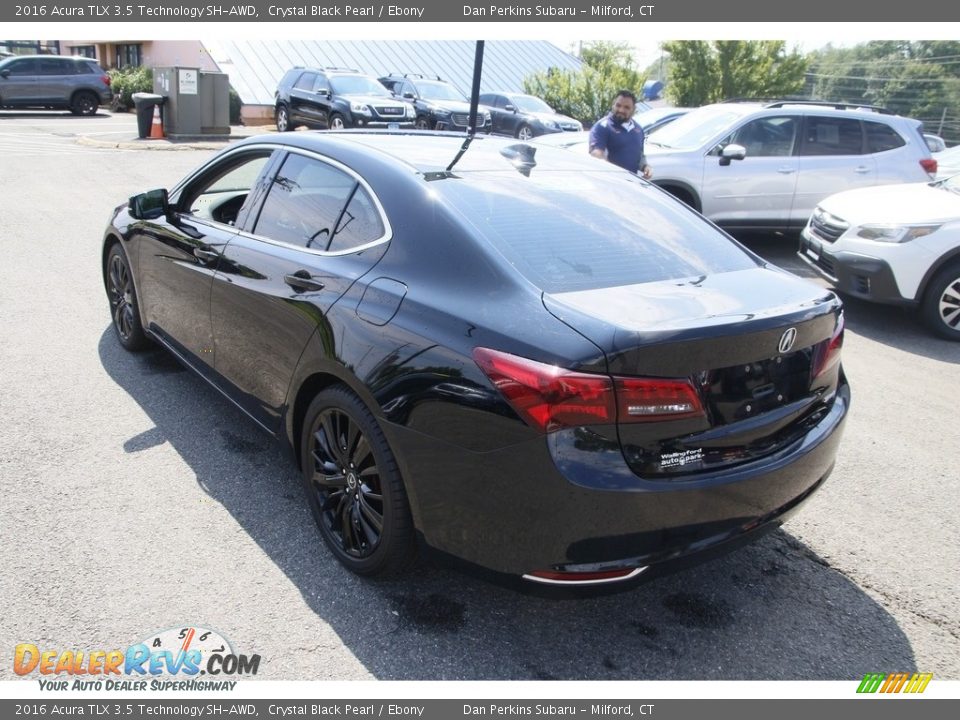 2016 Acura TLX 3.5 Technology SH-AWD Crystal Black Pearl / Ebony Photo #7