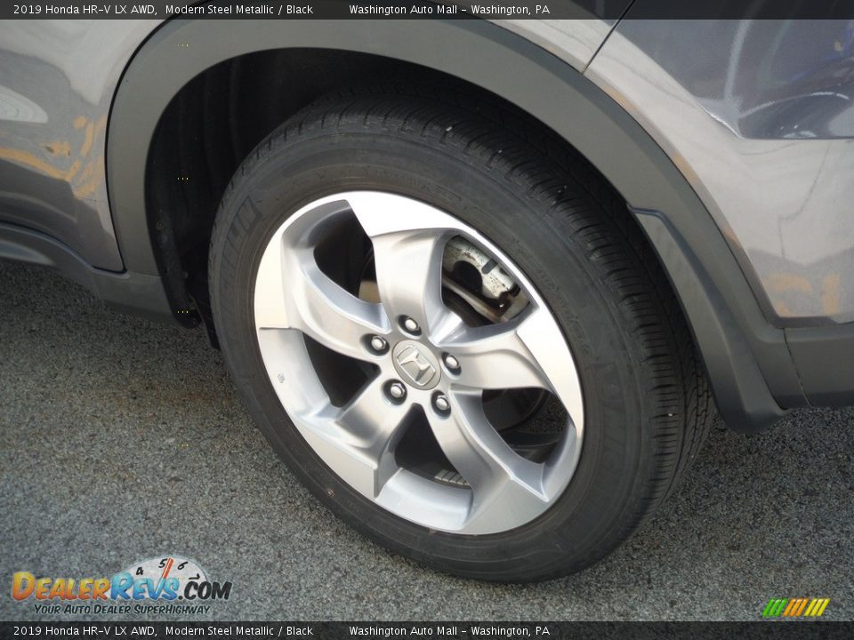 2019 Honda HR-V LX AWD Modern Steel Metallic / Black Photo #7