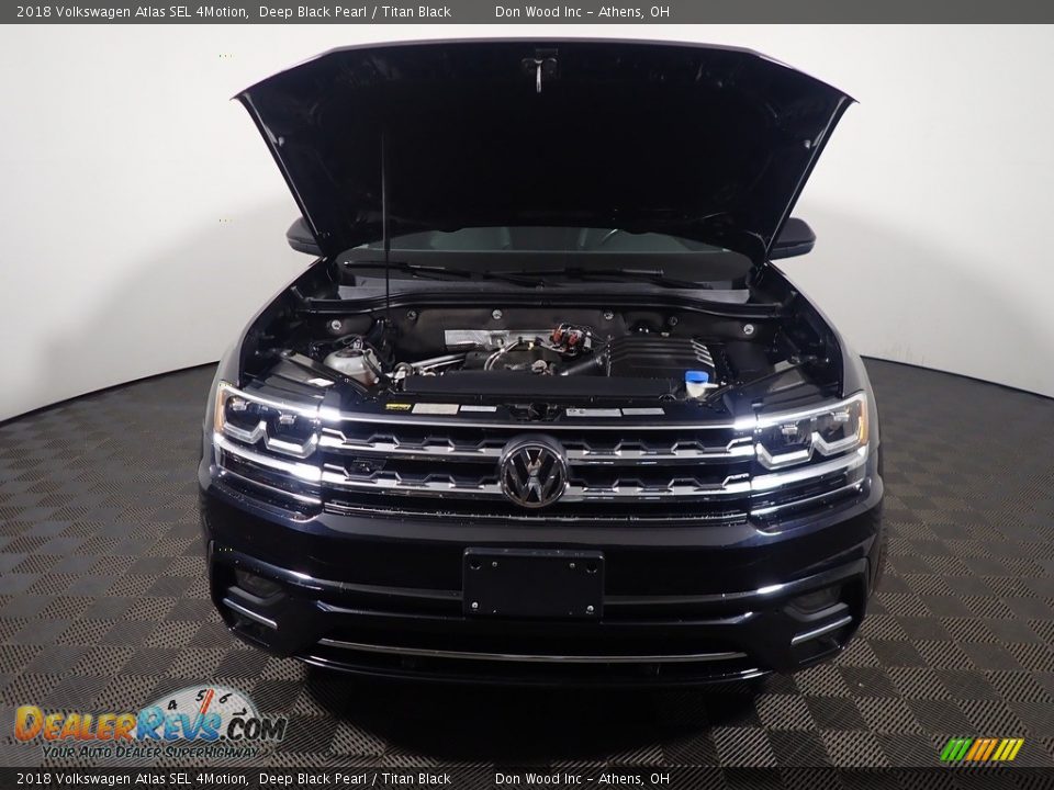 2018 Volkswagen Atlas SEL 4Motion Deep Black Pearl / Titan Black Photo #7