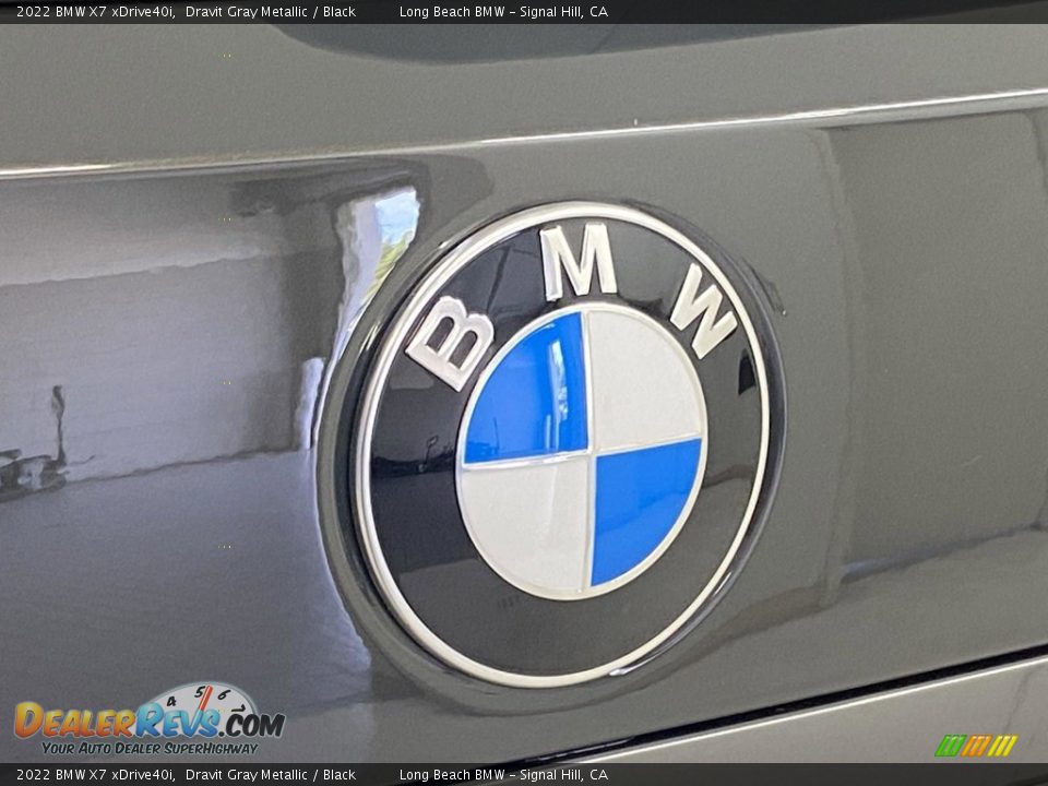 2022 BMW X7 xDrive40i Dravit Gray Metallic / Black Photo #7