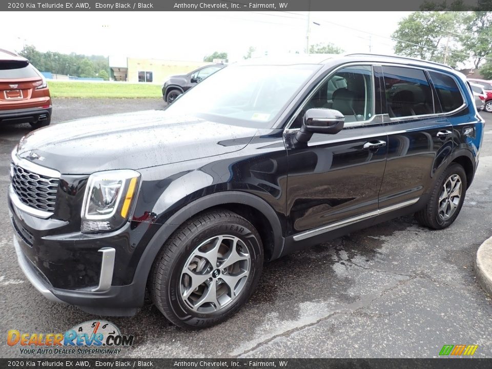 2020 Kia Telluride EX AWD Ebony Black / Black Photo #7