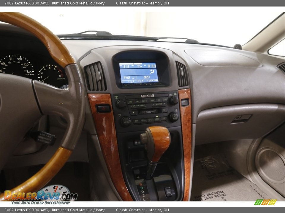 2002 Lexus RX 300 AWD Burnished Gold Metallic / Ivory Photo #9